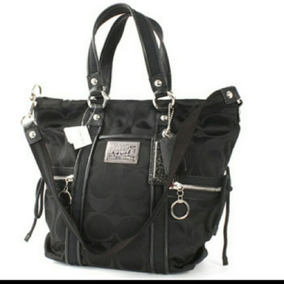 Coach Handbags - Coach Poppy Black Tote Bag
